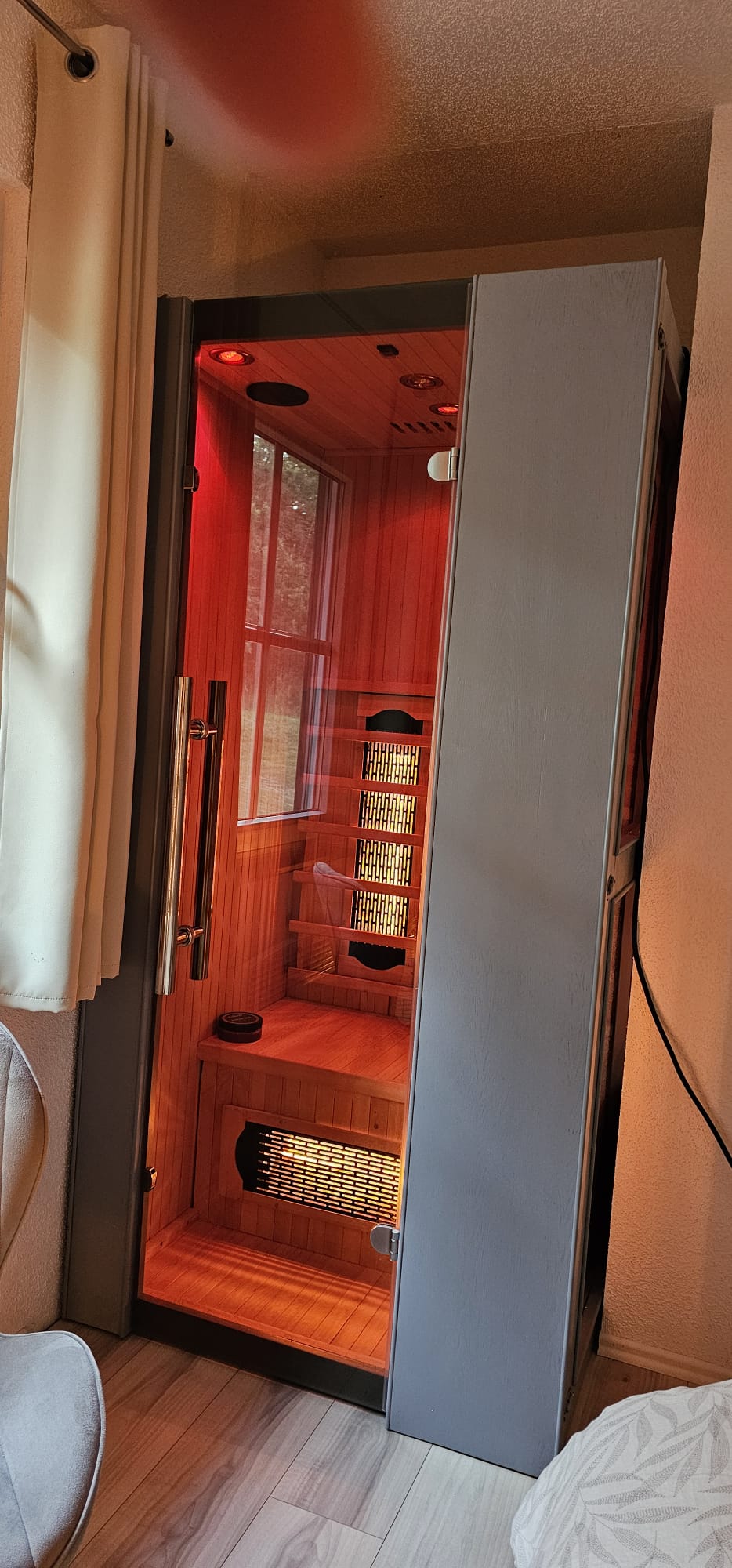 Eigen infraroodsauna in het vakantiehuis